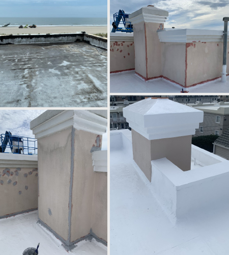 Flat Roof Restorations- Horizontal & Vertical Applications